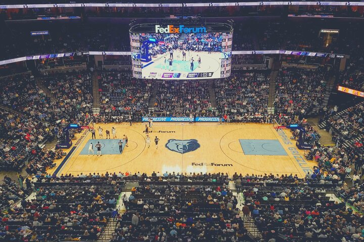 Memphis Grizzlies Basketball Game Ticket at FedExForum - Photo 1 of 7